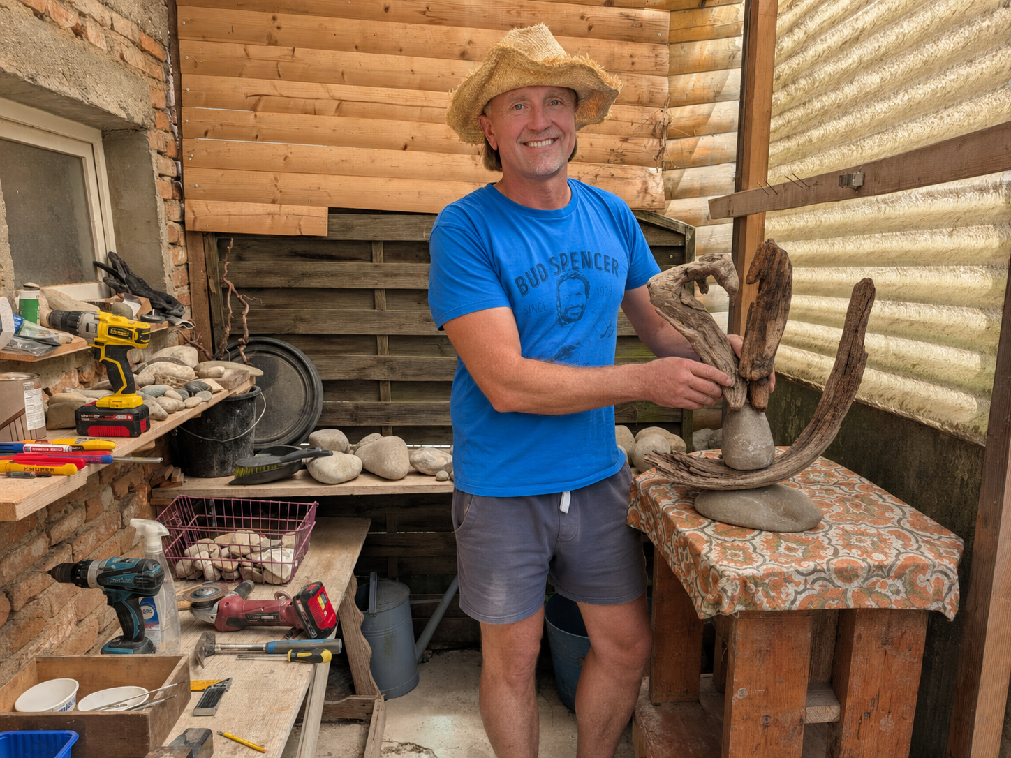 Mathias Pointner in seinem Atelier